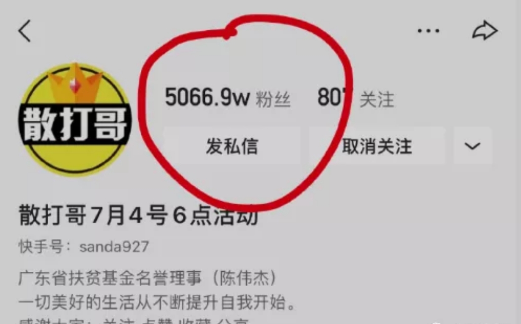 网红八卦一哥-_辛巴超越散打哥_快手一哥争夺战